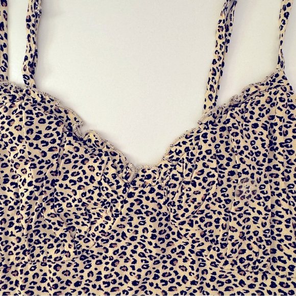 L.A. Hearts Leopard Cheetah Animal Print Crop Top XS - Picture 8 of 9